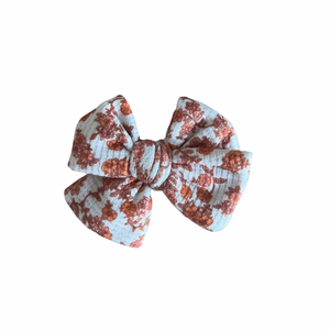 Fall Cottage Floral Bow