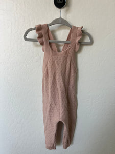 Quincy Mae 3-6 month Blush Romper