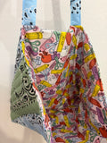 Blue Green Teacher Bandana Tote
