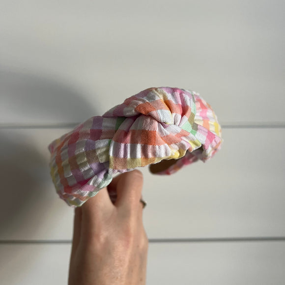 Knotted Colorful Gingham