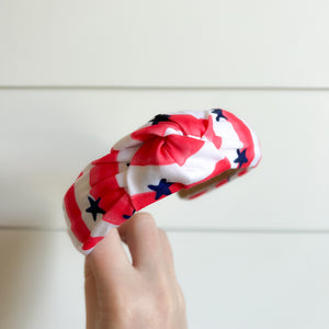 Knotted American Stars and Stripes