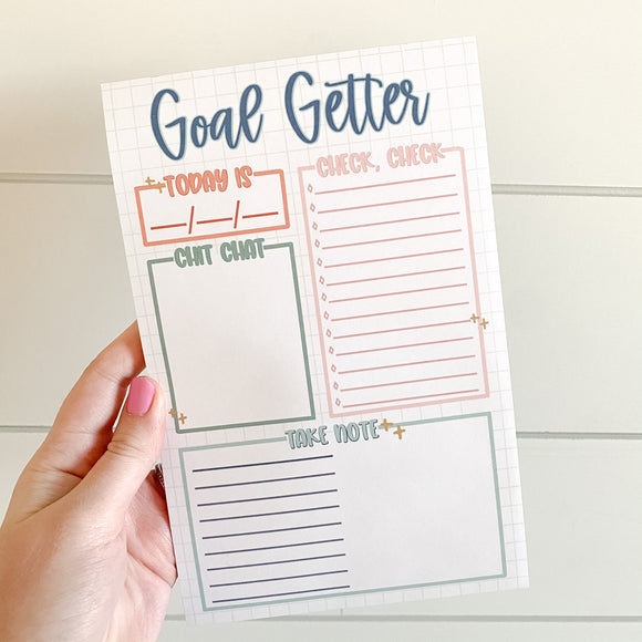 Goal Getter Notepad