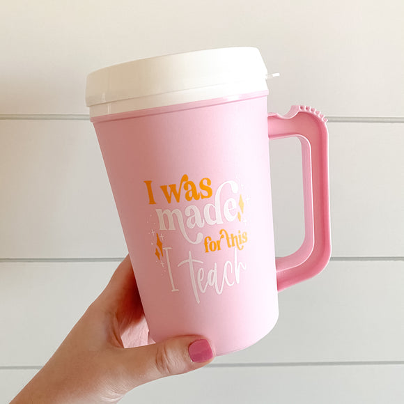 I was made to Teach Pink Mug