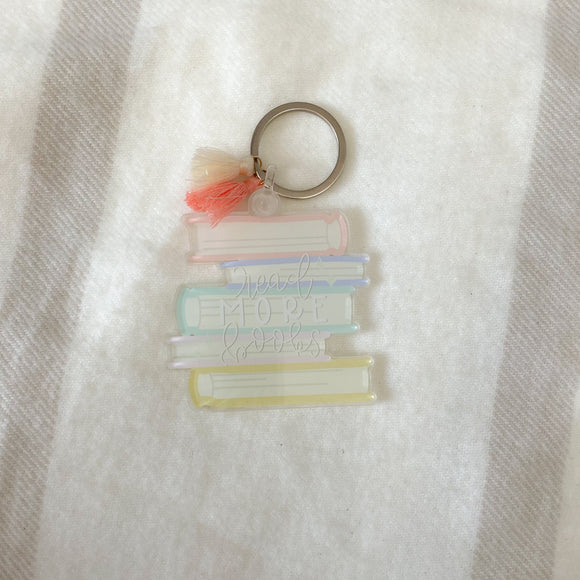 Read More Books Keychain