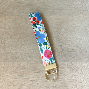 Girly Floral Key Fob