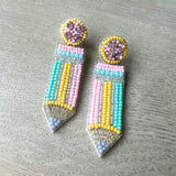 Colorful Pencil Earrings