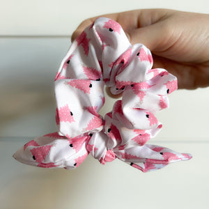 Pink Trees Scrunchie